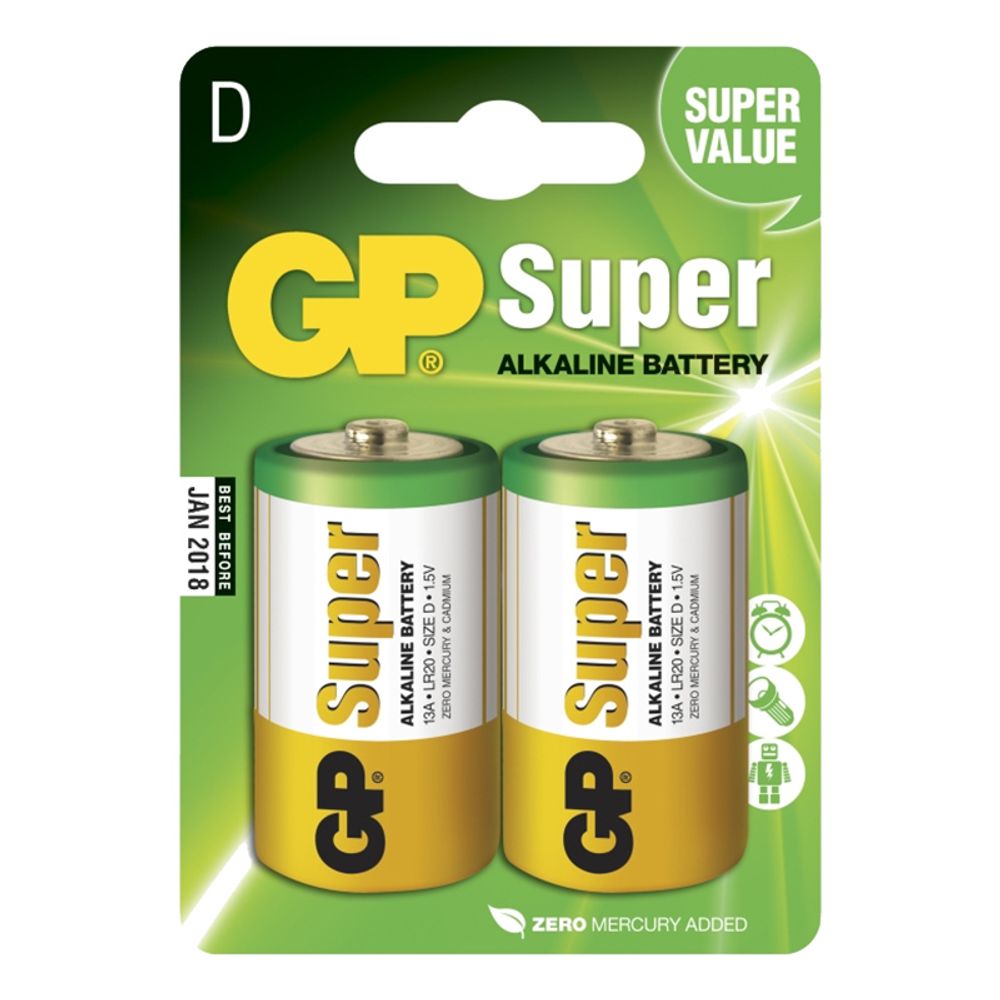 GP Super Alkaline Batterier