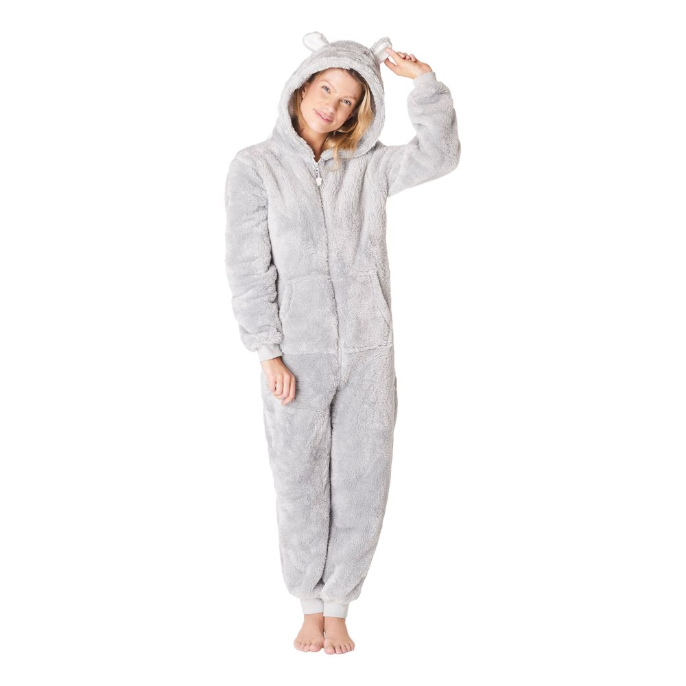 Grå Björn Onesie