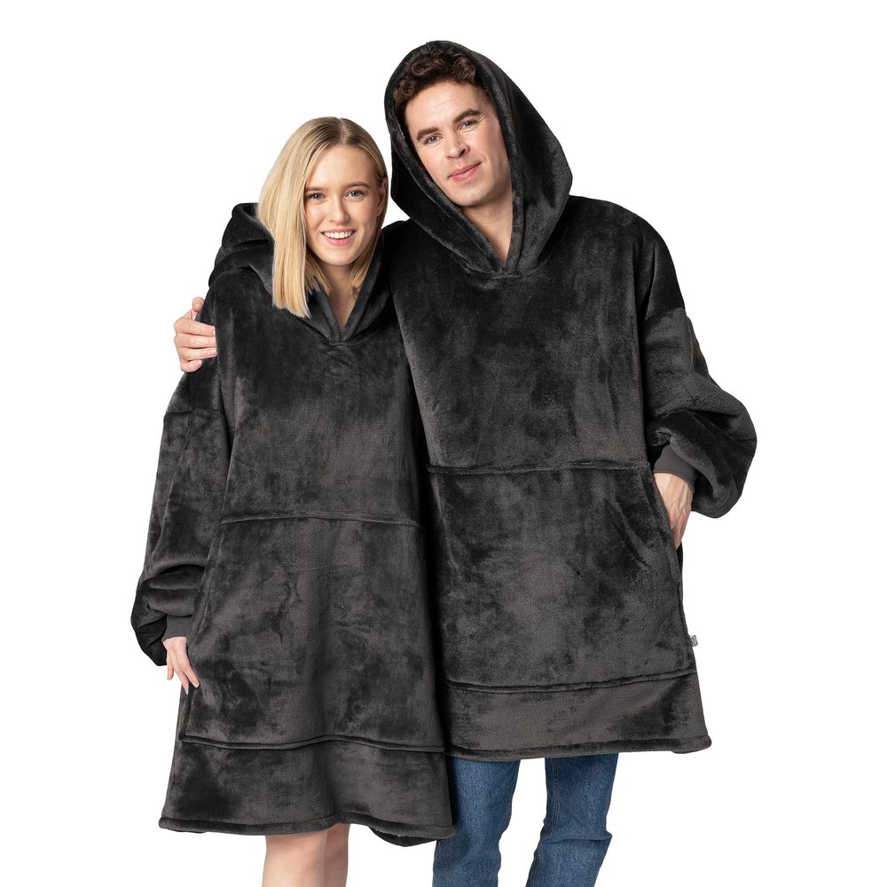 Grå Megahoodie