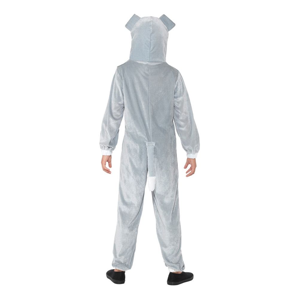 Grå Hund Børnekostume
