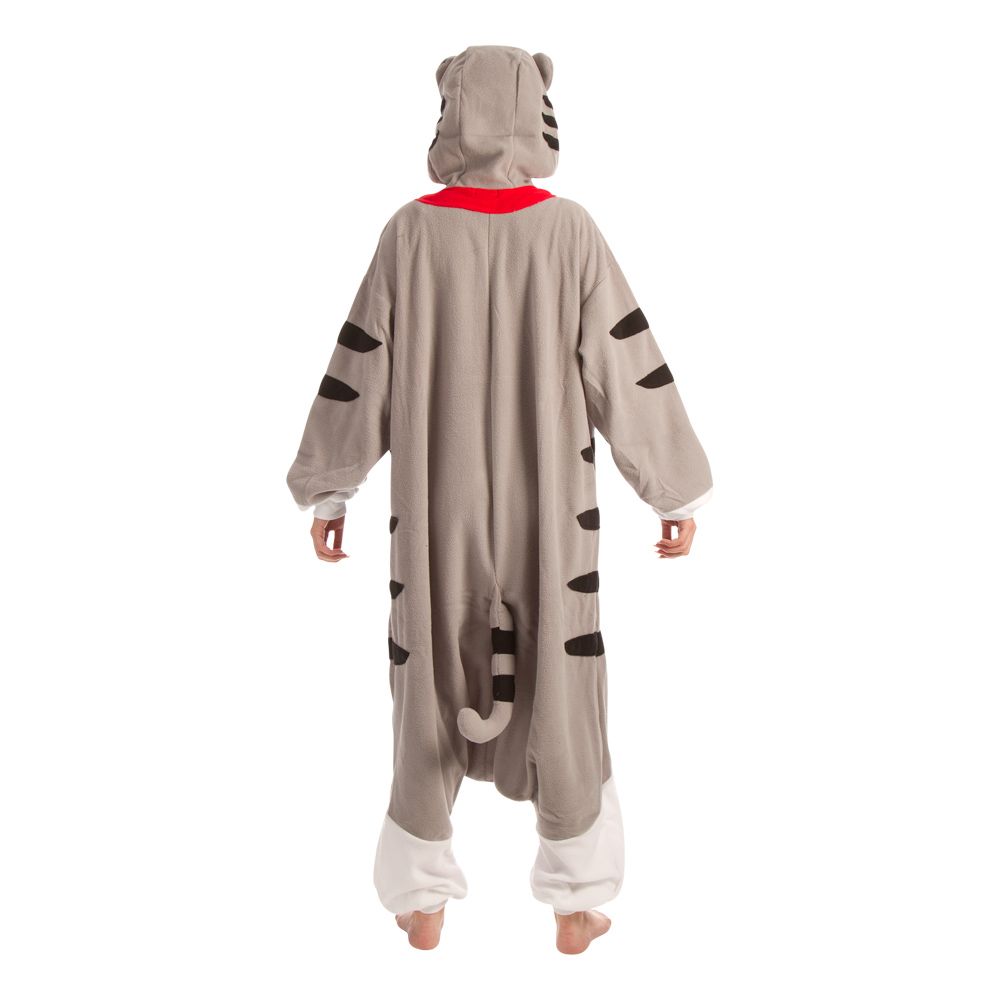 Grå Katt Kigurumi