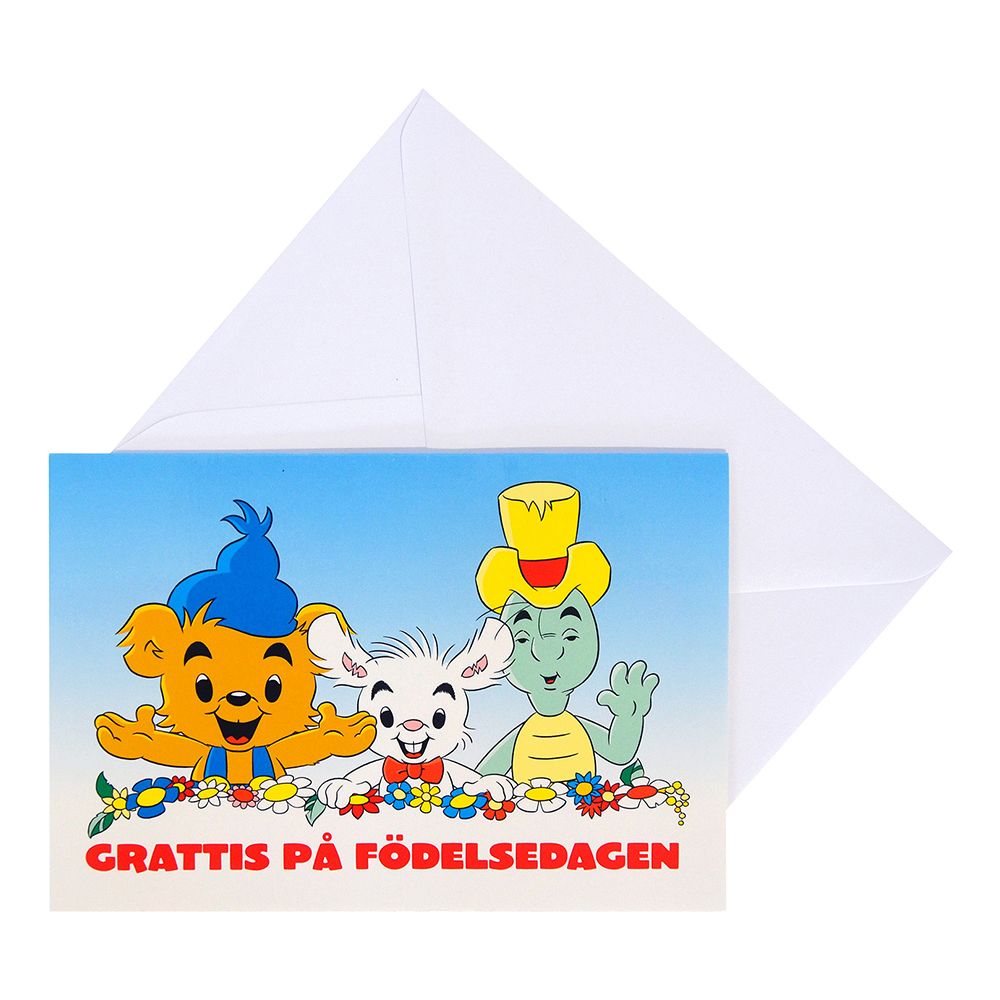 Onnittelukortti Bamse