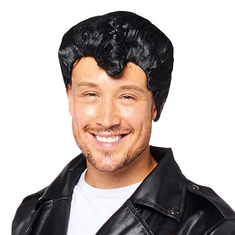 Grease Danny Musta Peruukki