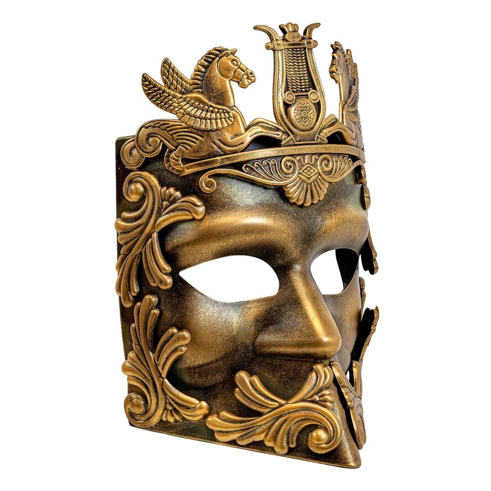 Græsk Maske Guld