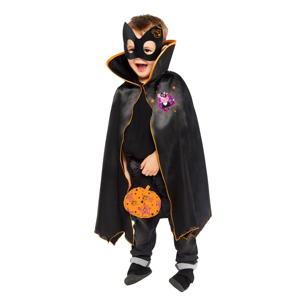 Pipsa Possu Halloween Cape Set Lapsille