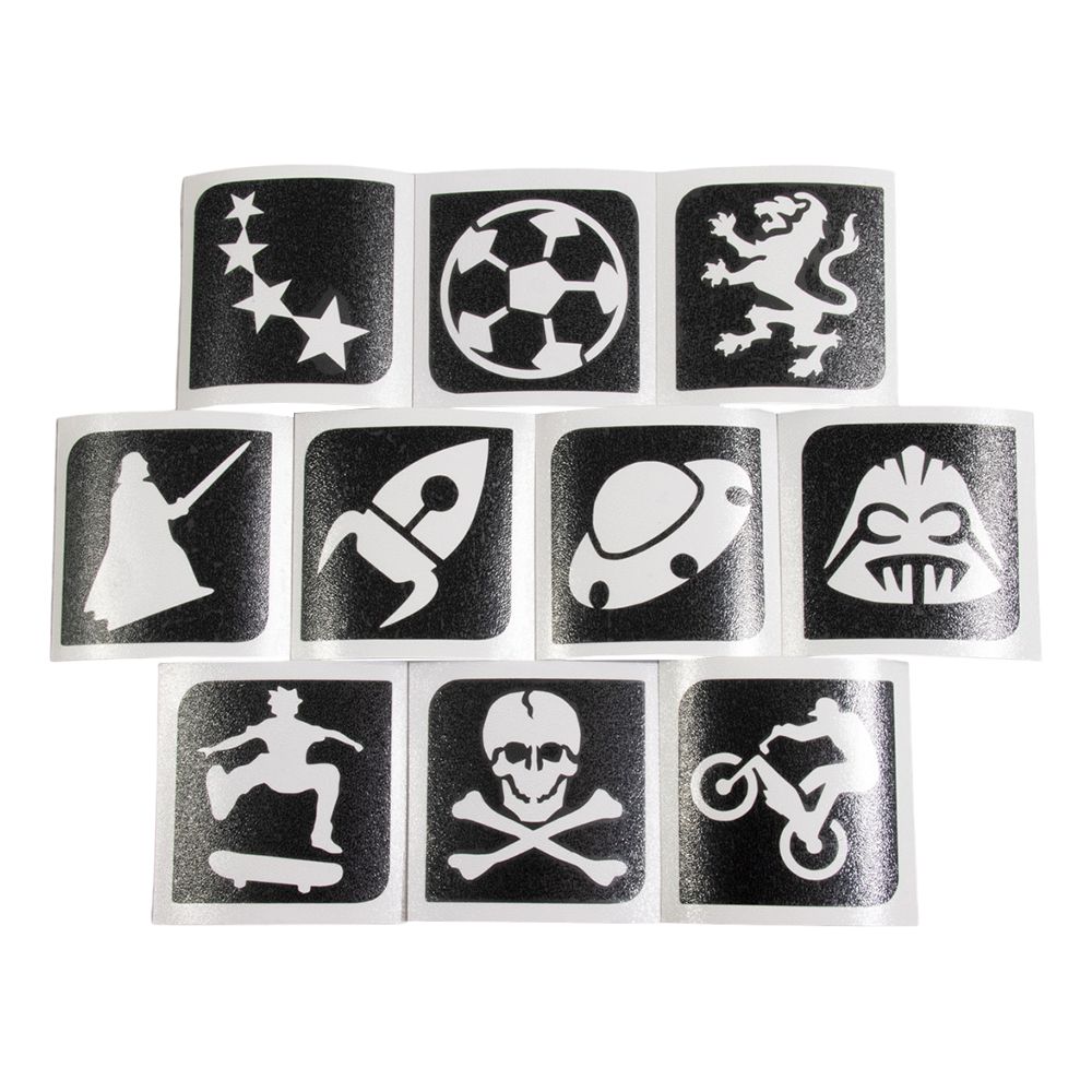 Grimas Sparkling Powder Tatueringsset Sport