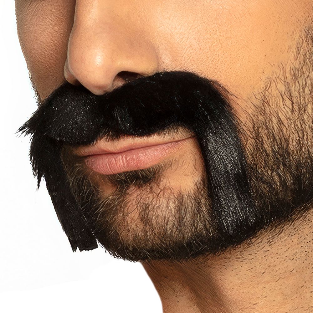 Gringo Moustache Sort