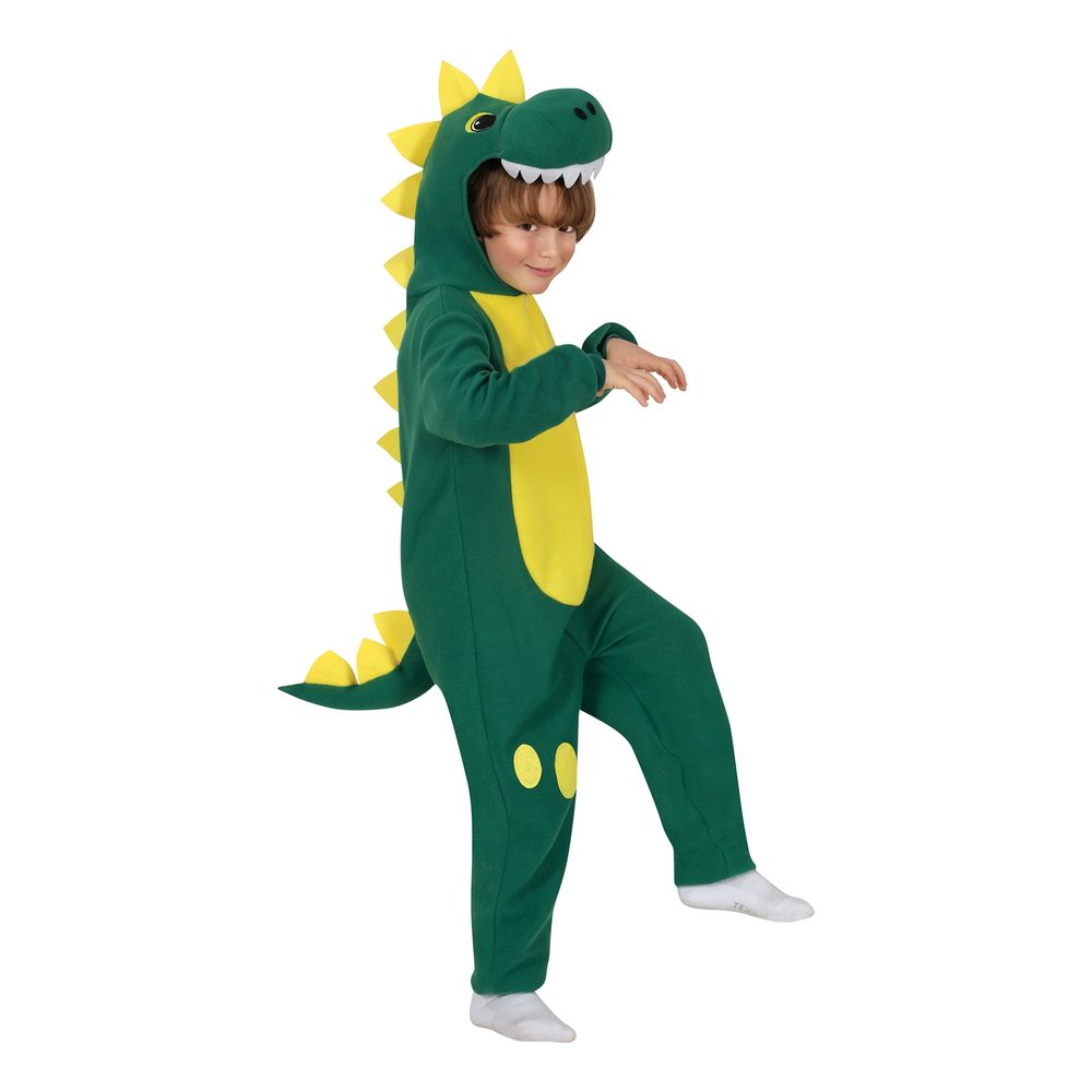 Grønn Dinosaur Barn Kostyme