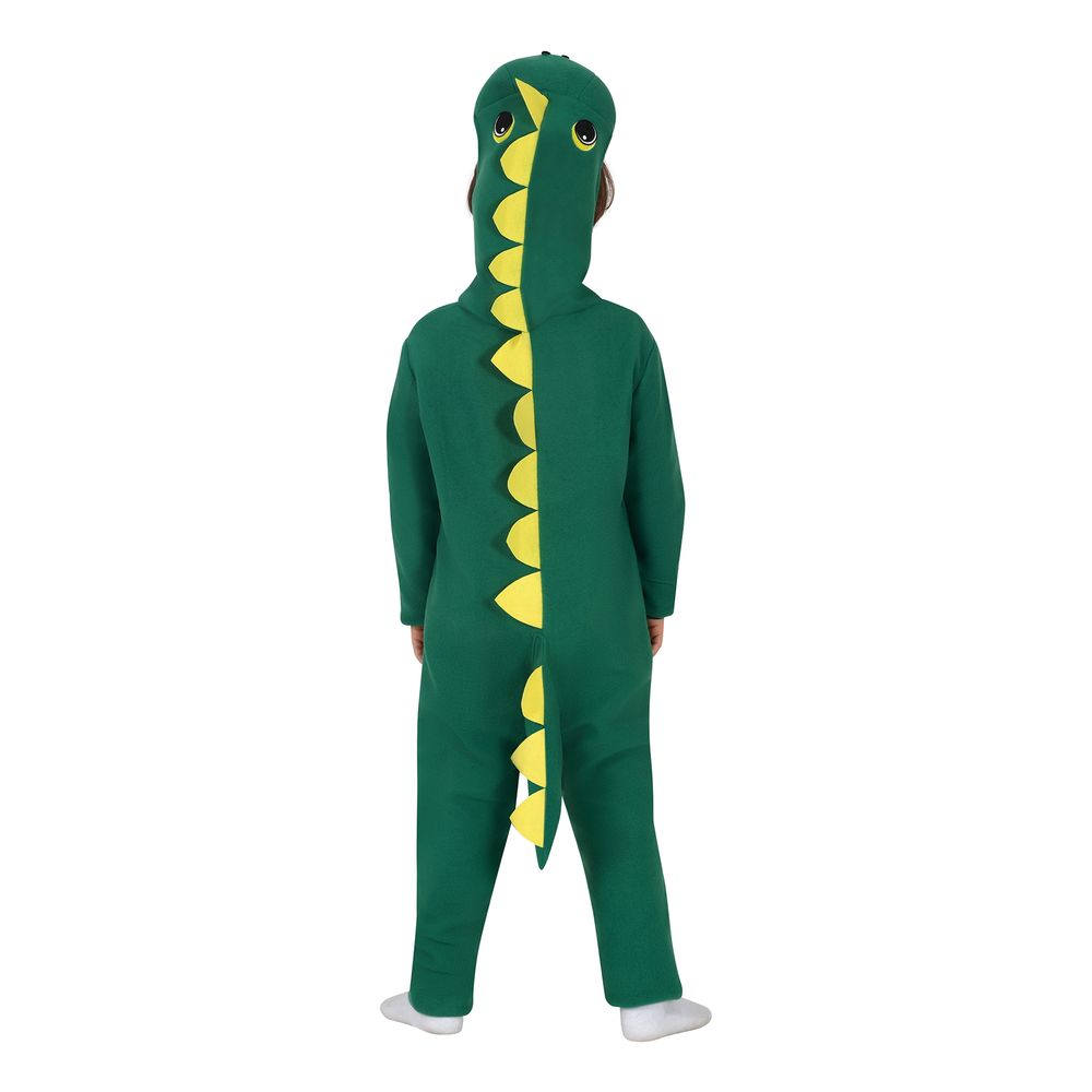 Grønn Dinosaur Barn Kostyme