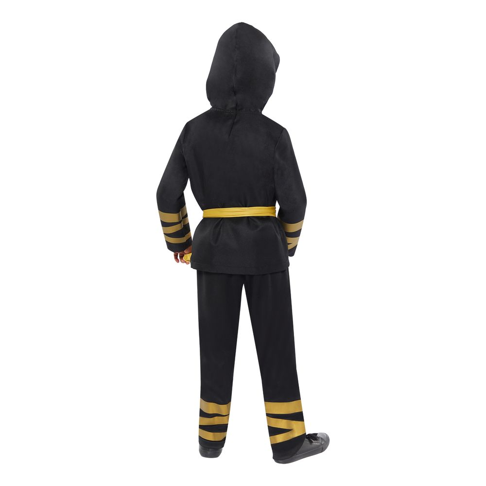 Kultainen Ninja Lasten Naamiaisasu