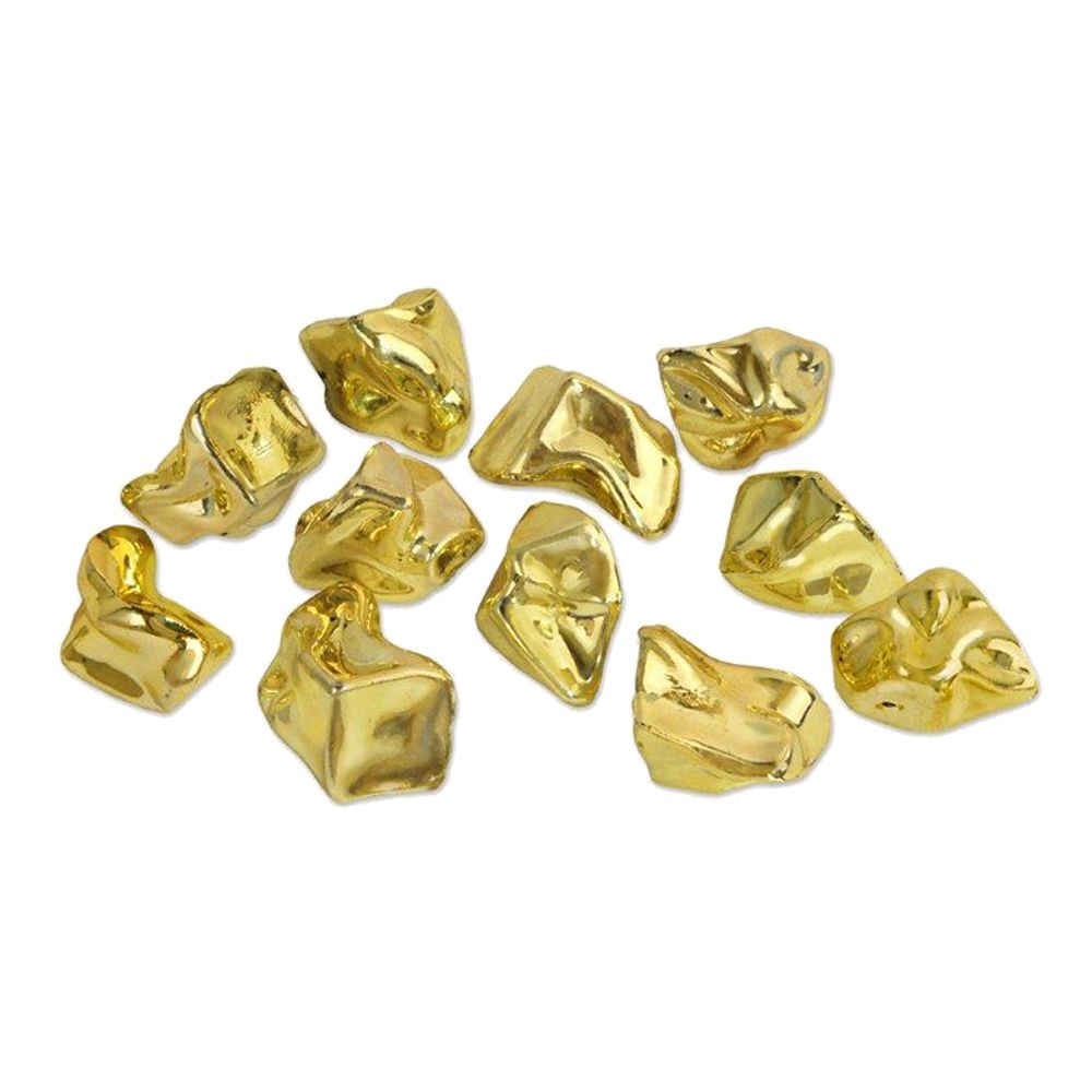 Guldklimpar av Plast