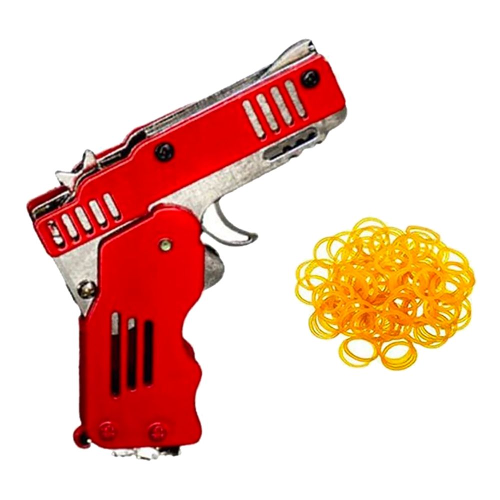 Sammenleggbar strikkpistol
