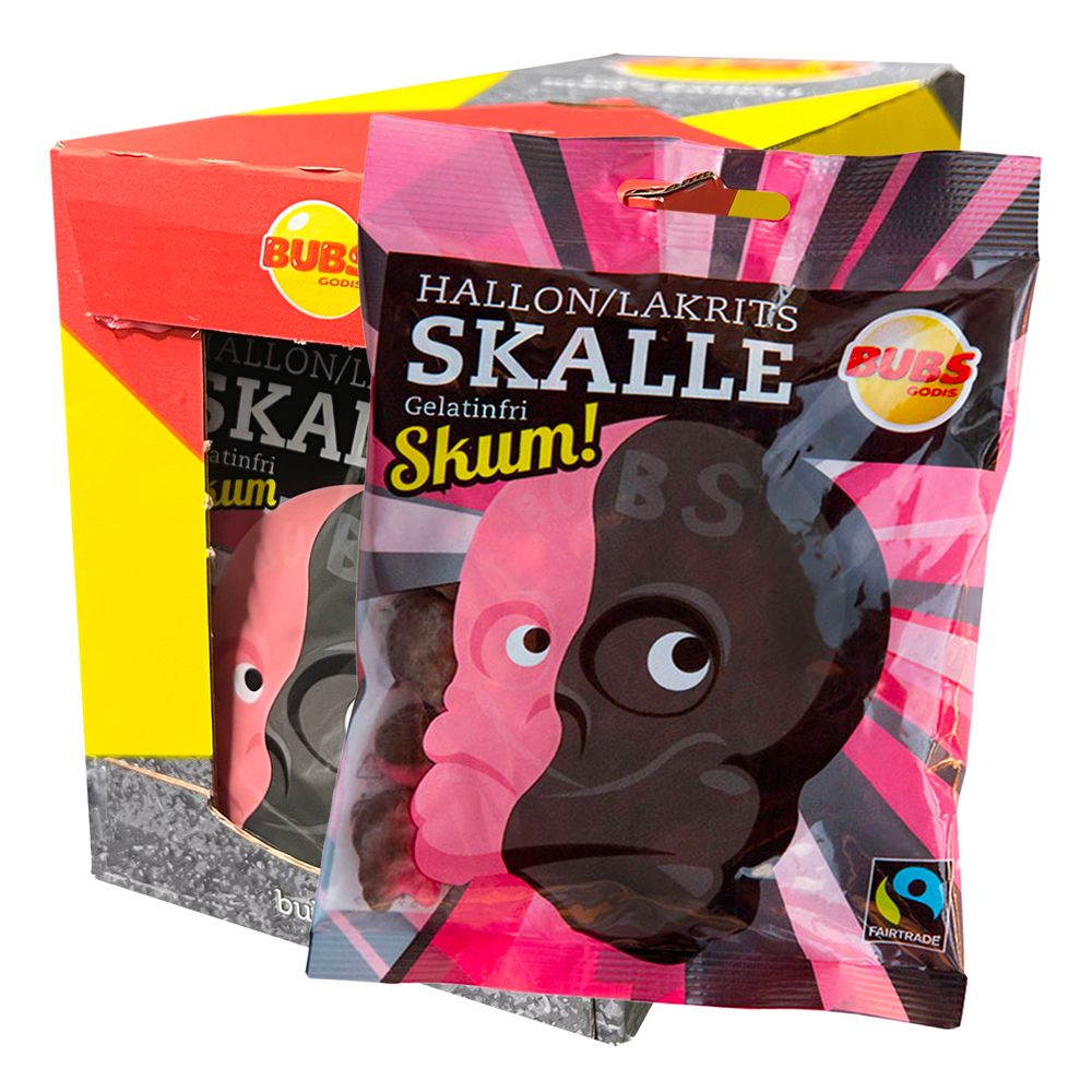 Hindbærlakridskranier Skumslik Storpak