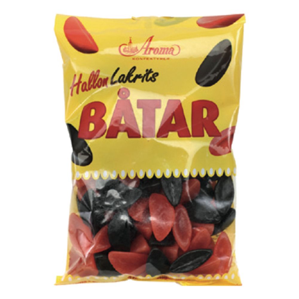 Hallon/Lakritsbåtar i Påse