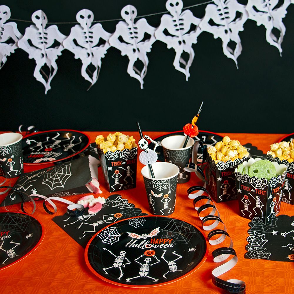 Halloweendukning Paket Halloween Skelett