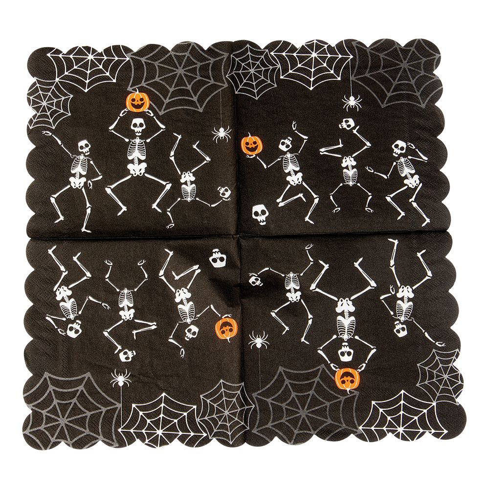 Halloweendukning Paket Halloween Skelett