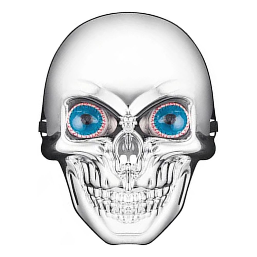 Halloweenmaske med slik
