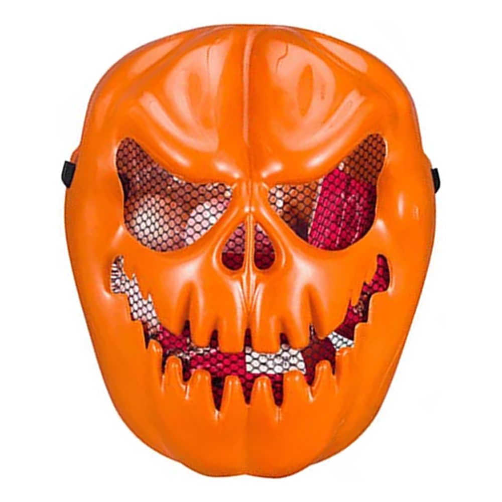 Halloweenmaske med slik