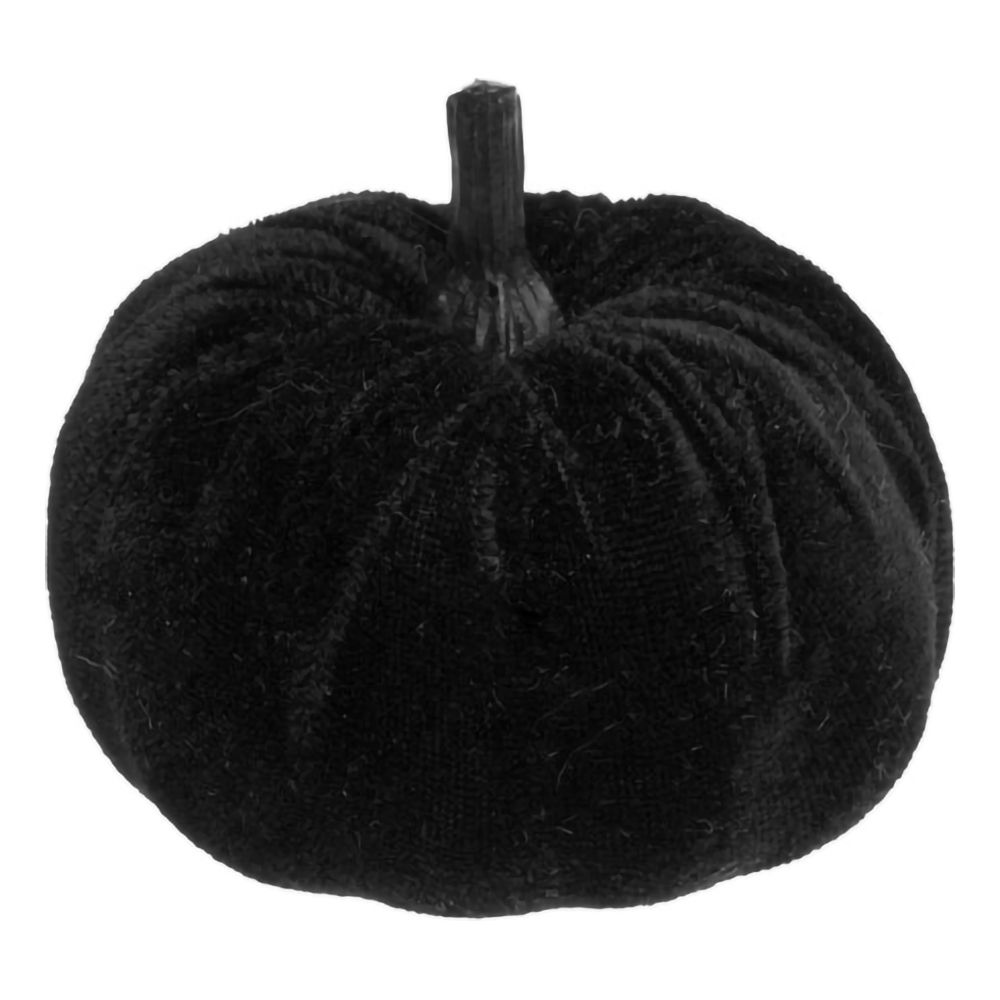 Halloweenkurpitsa Sametti Mini Musta
