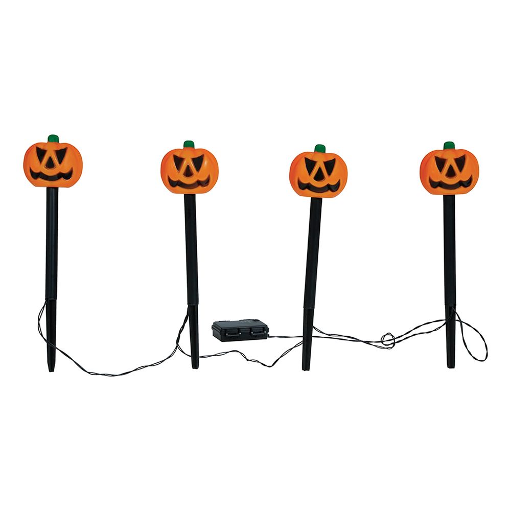 Halloweengresskar Hagebelysning