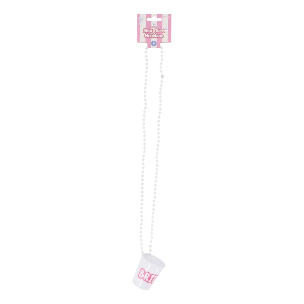 Halsband med Shotglas Bride