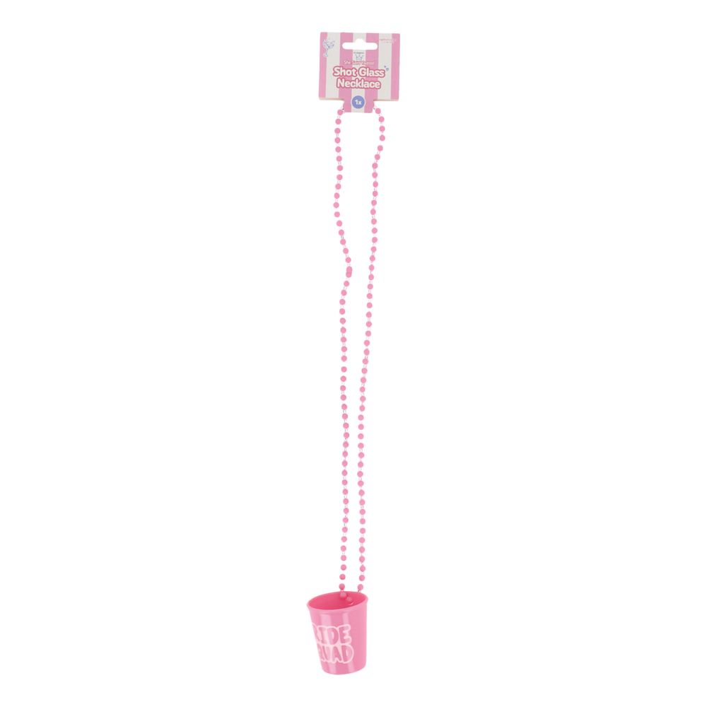 Halsband med Shotglas Bride Squad