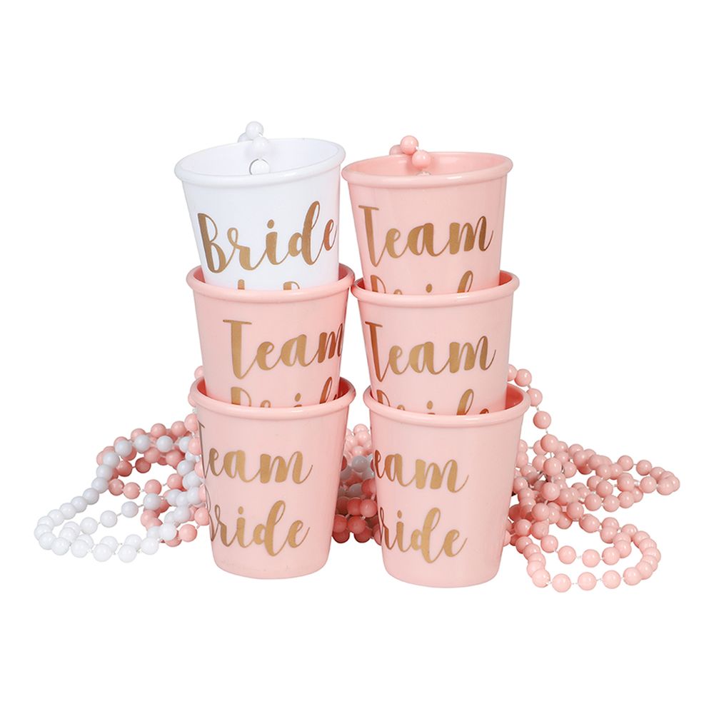 Halsband med Shotglas Bride to Be