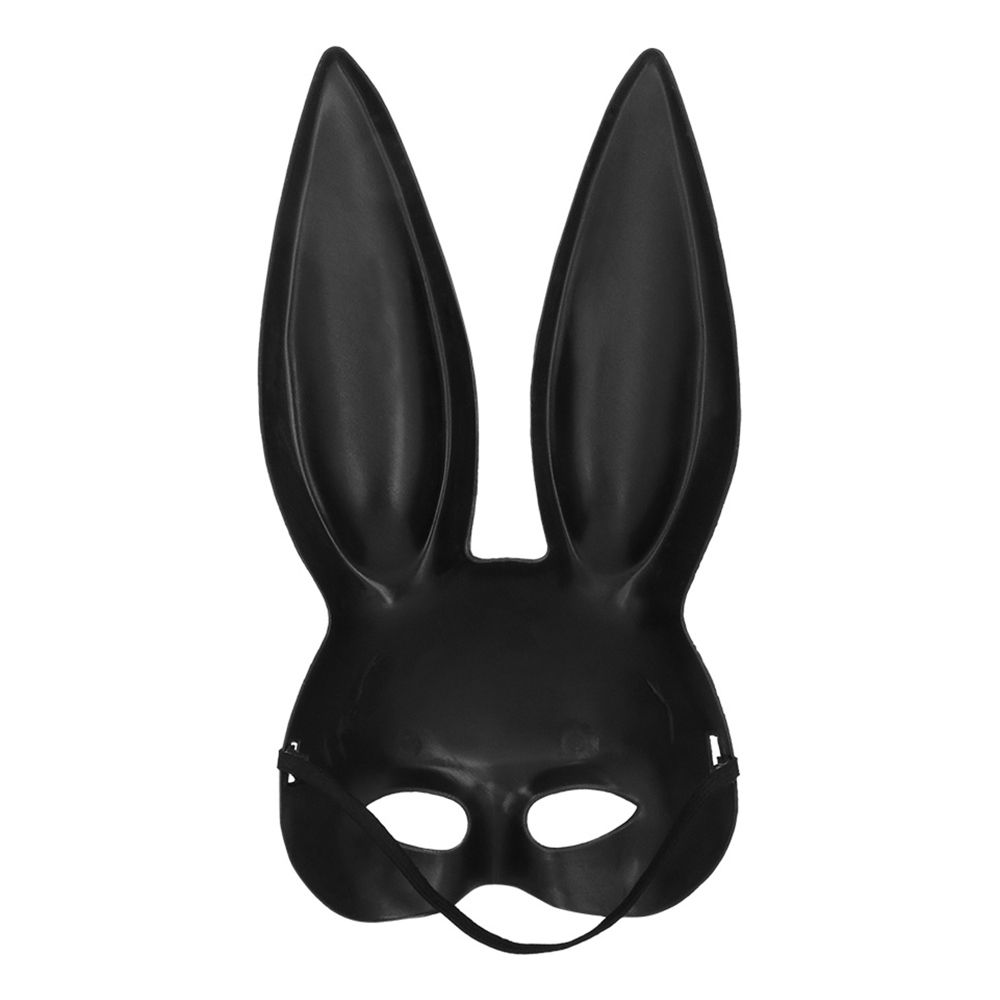 Halvmask Kanin Svart