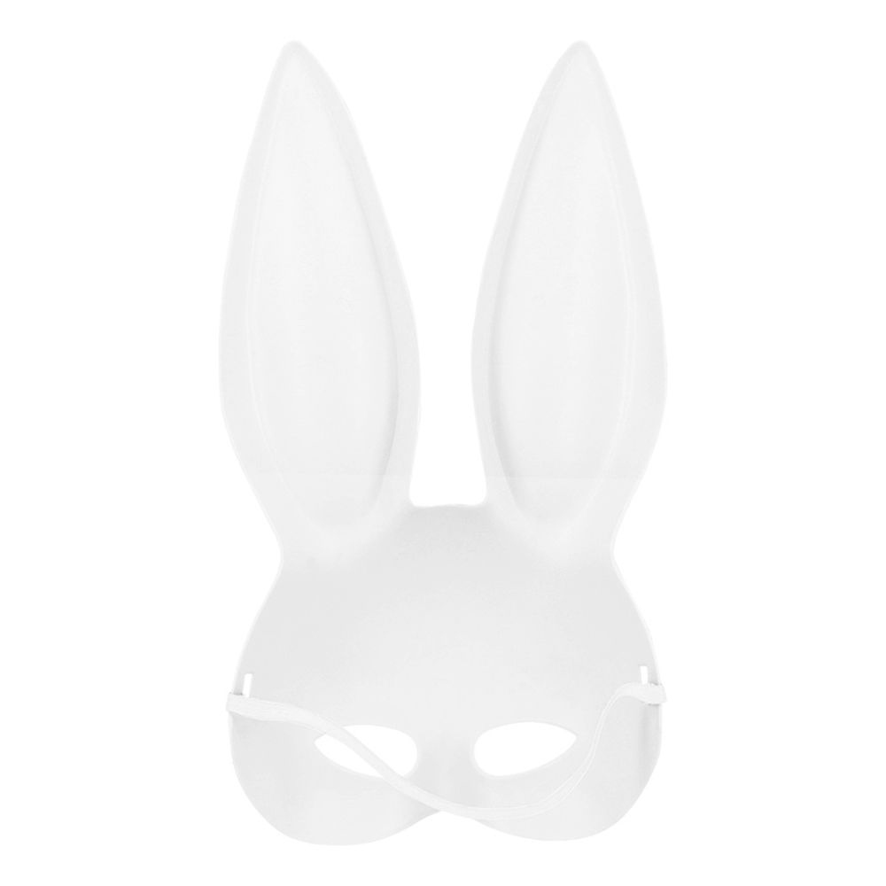 Halvmask Kanin Vit