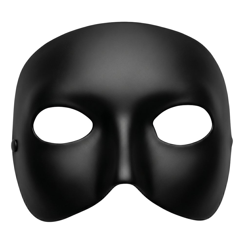 Halvmask Svart