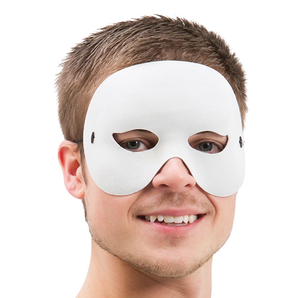 Halvmaske Hvit