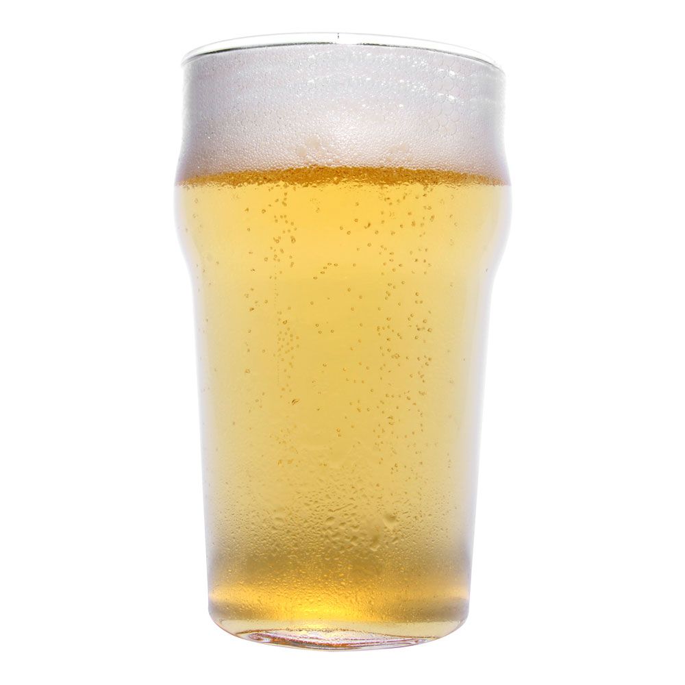 Halvt Ölglas