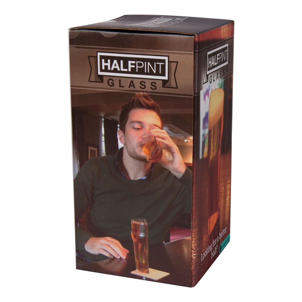 Halvt Ölglas