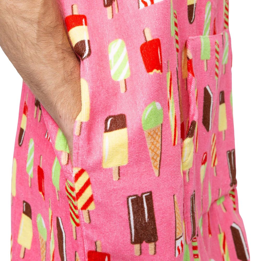 Handduks Poncho Isglass Rosa