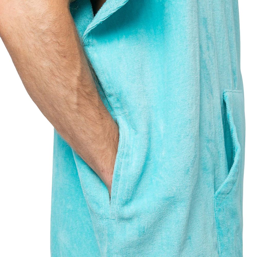 Håndkle Poncho Korallblå