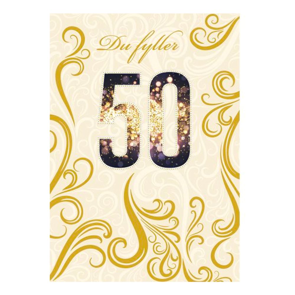 Gratulationskort 50