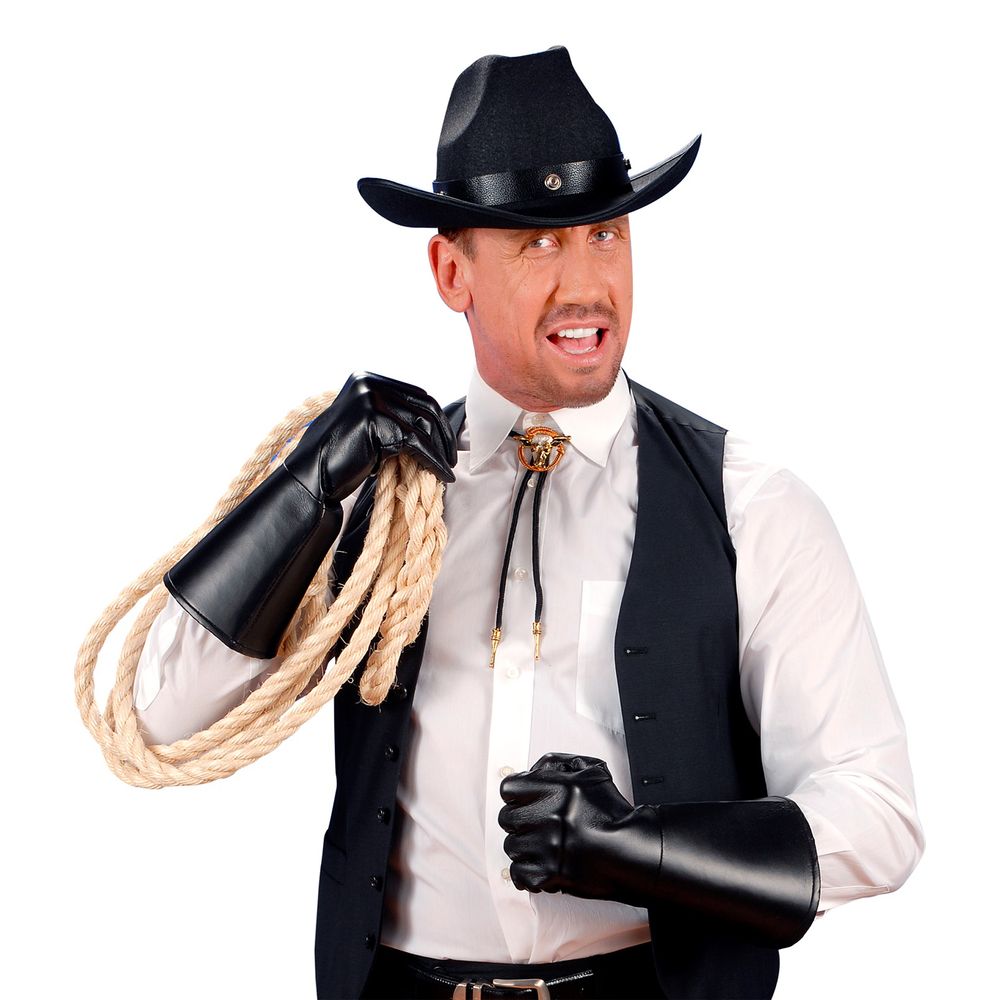 Handsker Læderlook Sorte