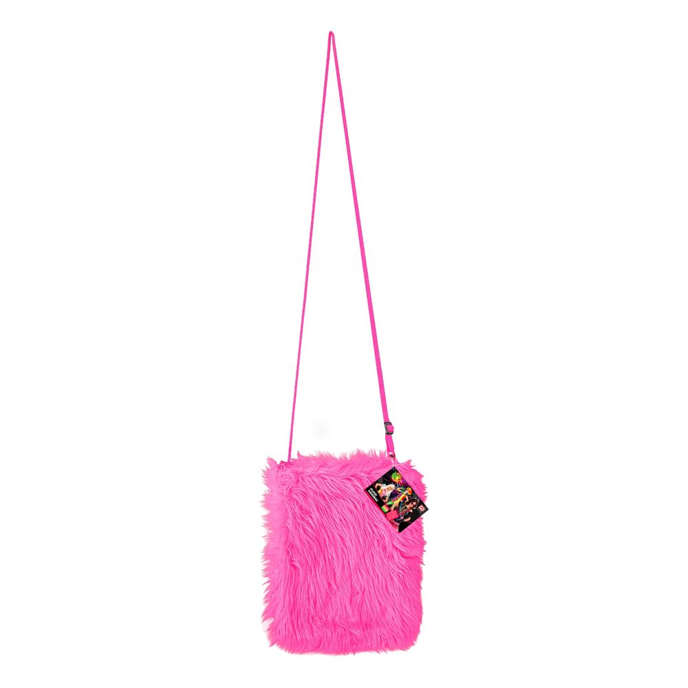 Håndtaske Fluffy Neon Lyserød