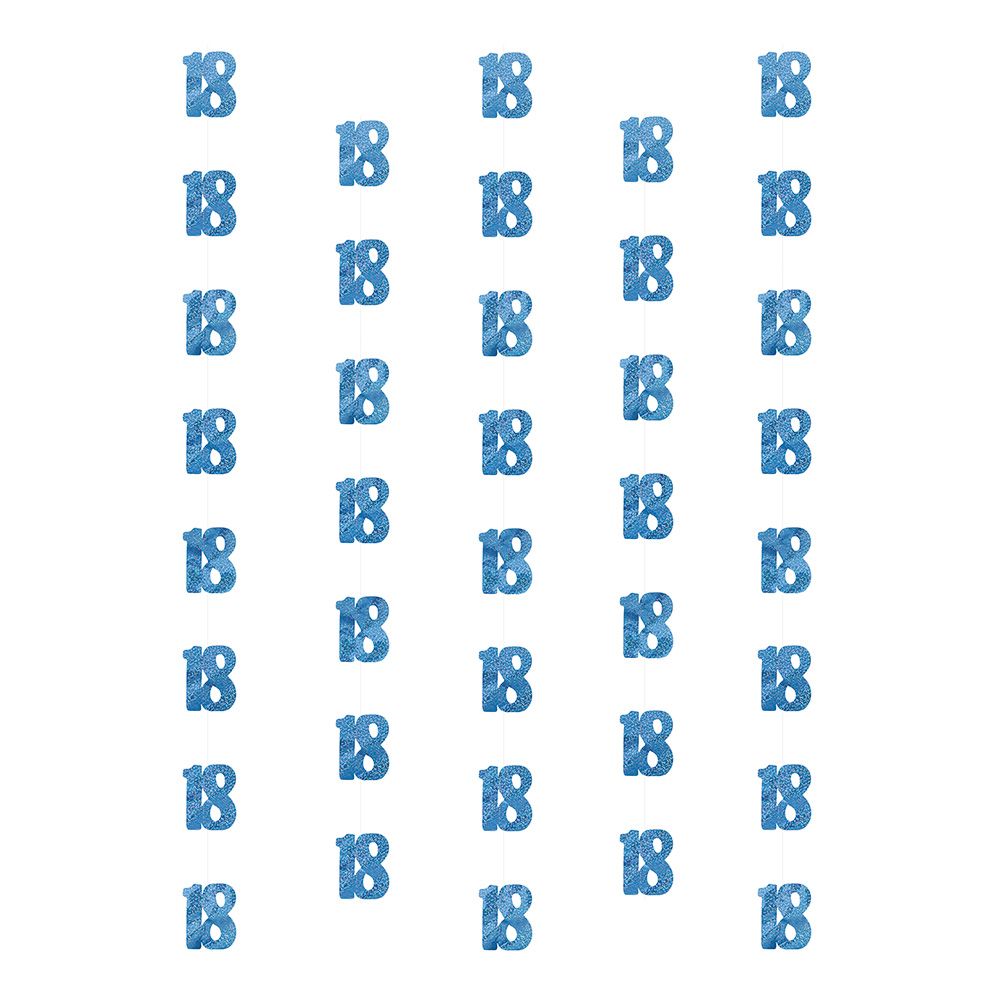Hengende Dekorasjon Blå 18