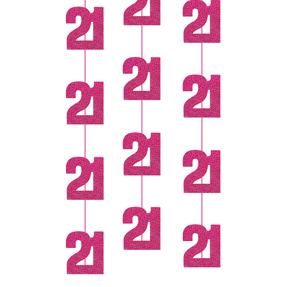 Hængende Dekorationer 21 Lyserød