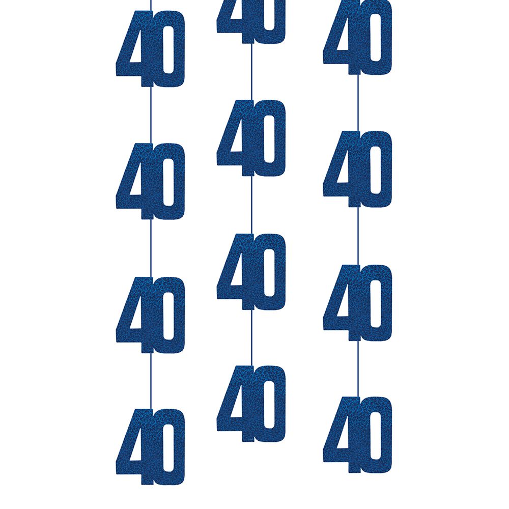 Hængende Dekorationer 40 Blå