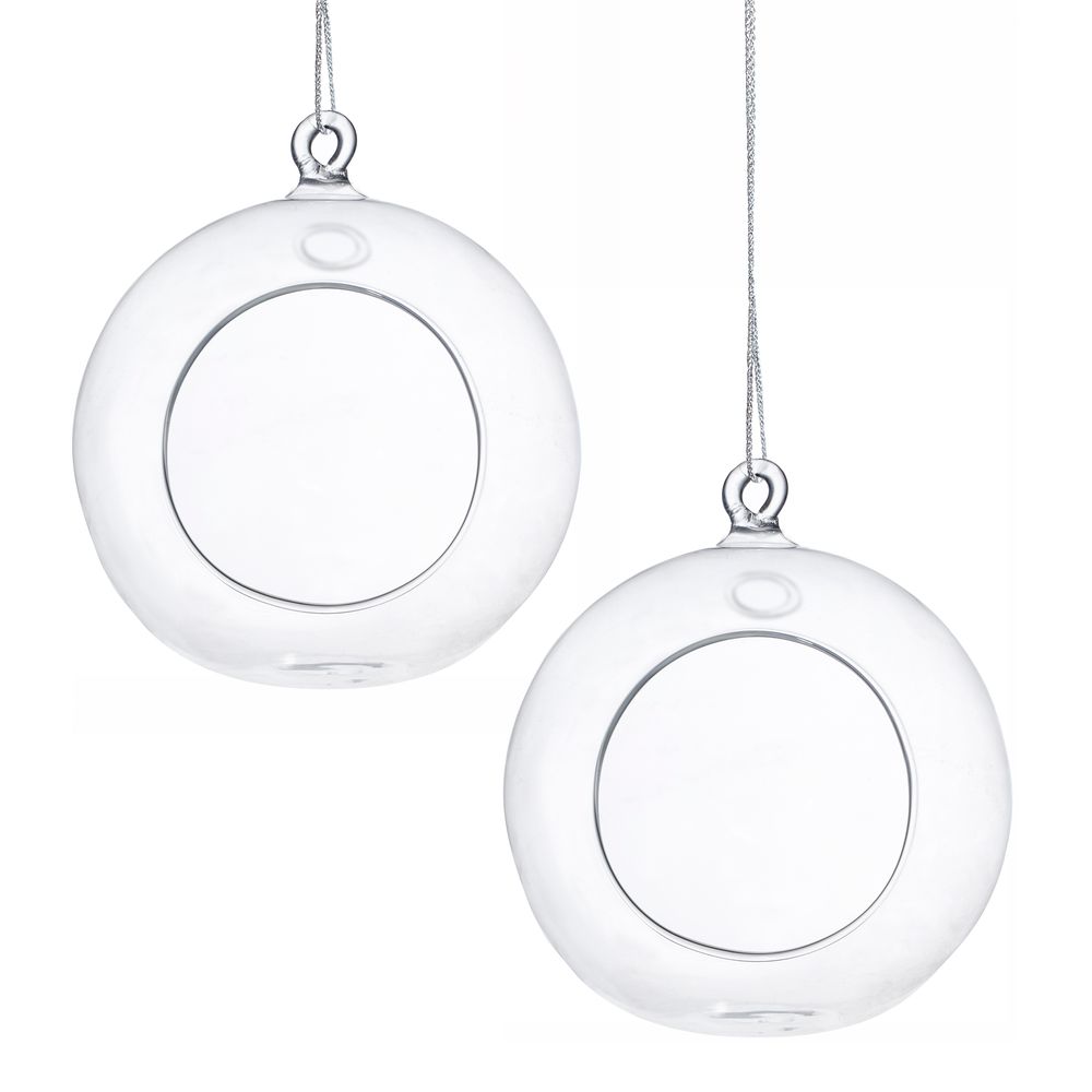 Hengende Lyslykter Glasskule