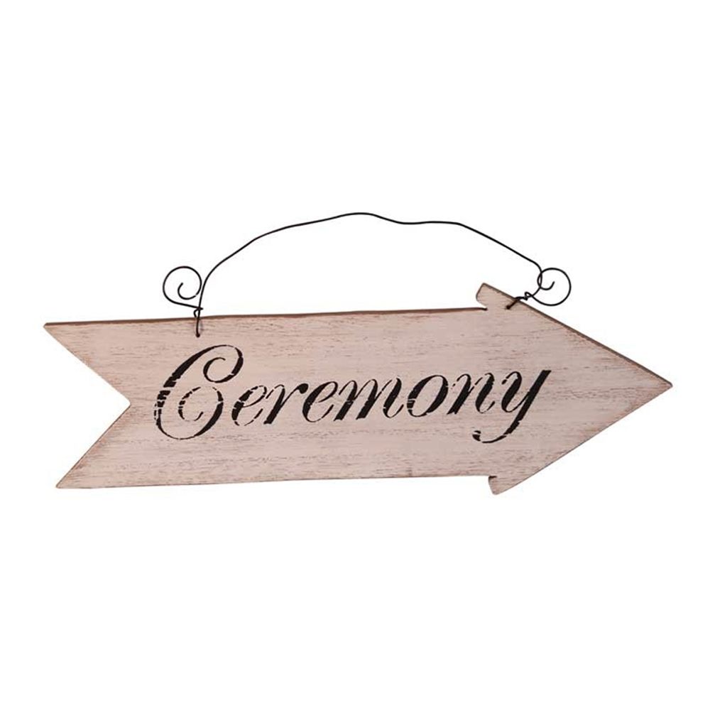 Hengende Skilt med Pil Ceremony