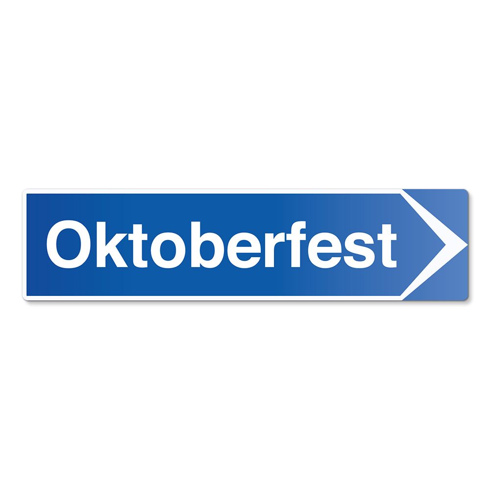 Opastekyltti Oktoberfest