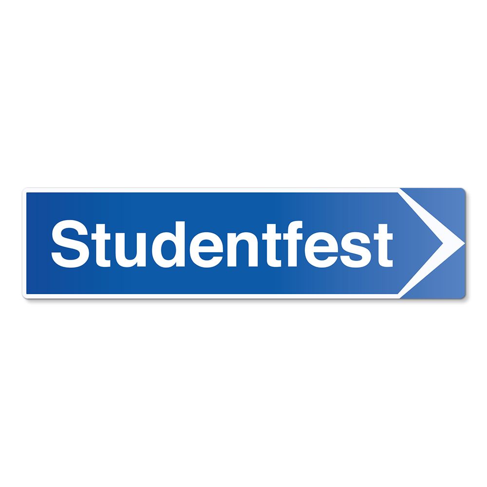 Ohjauskyltti Studentfest