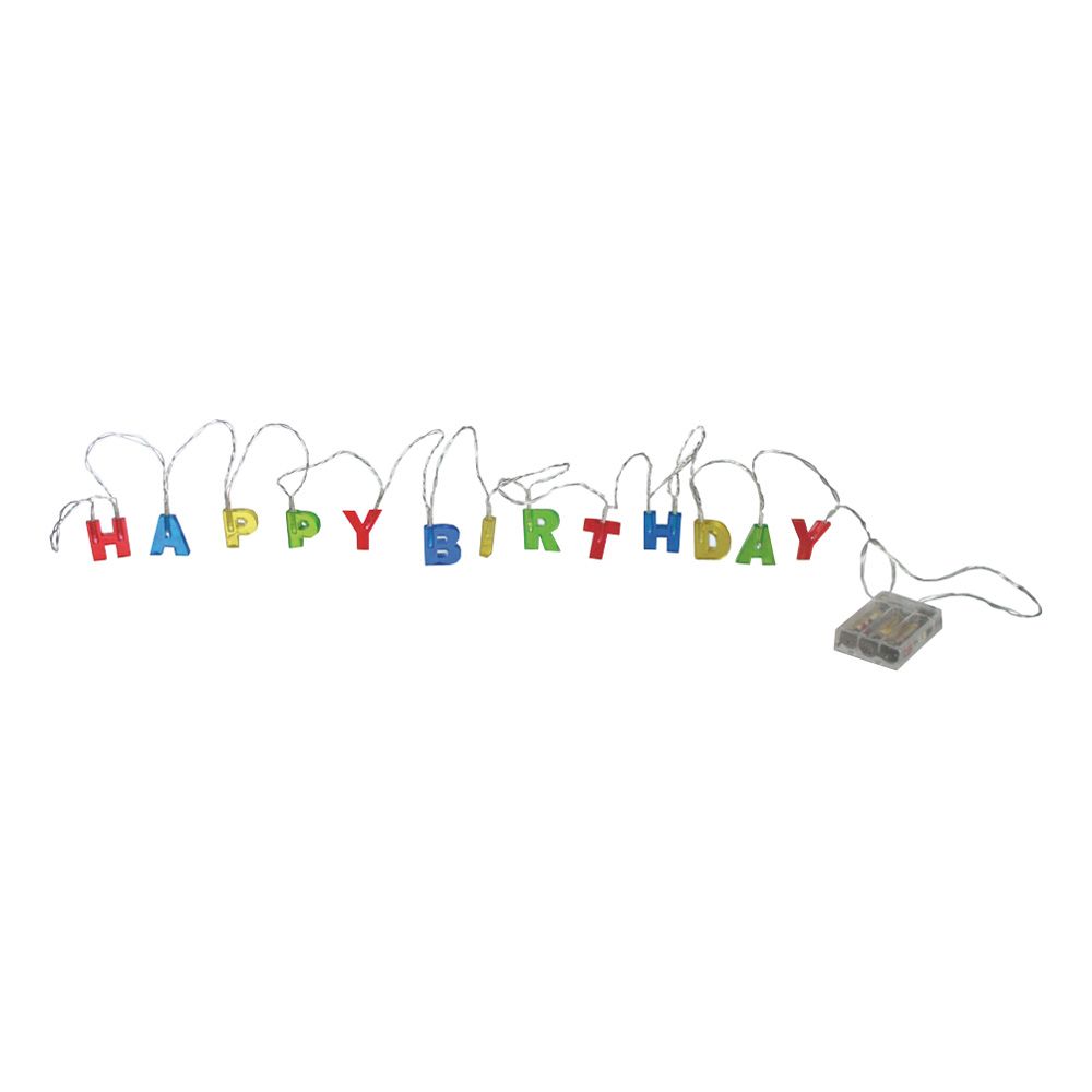 Happy Birthday LED-Slinga