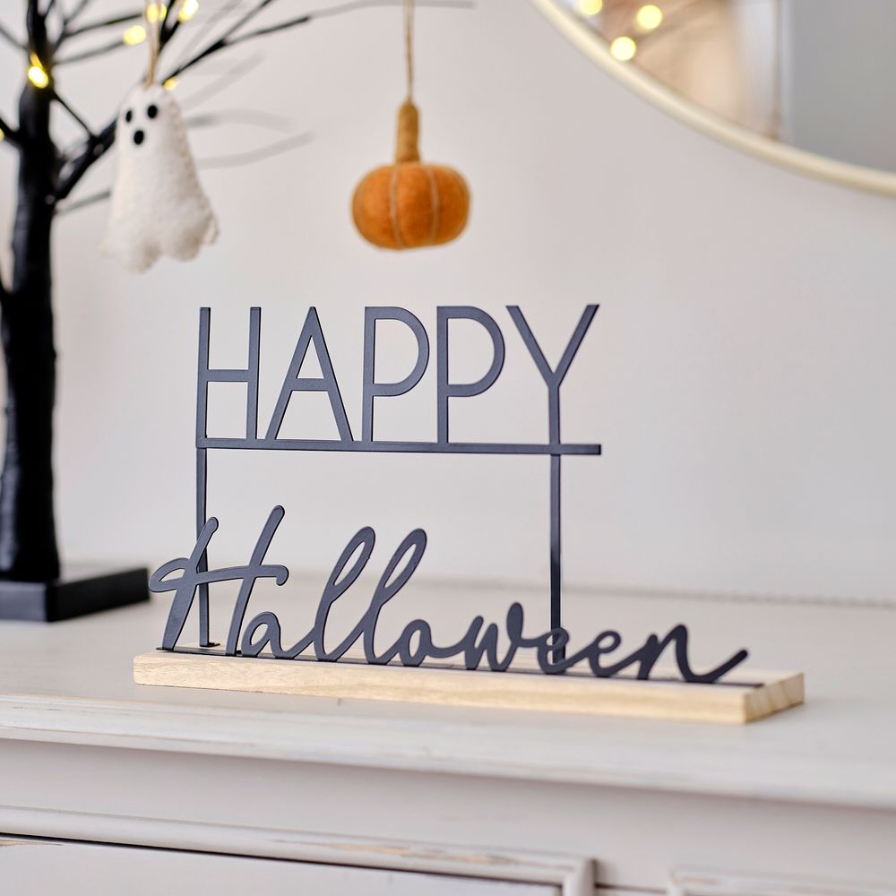 Happy Halloween Koristekyltti