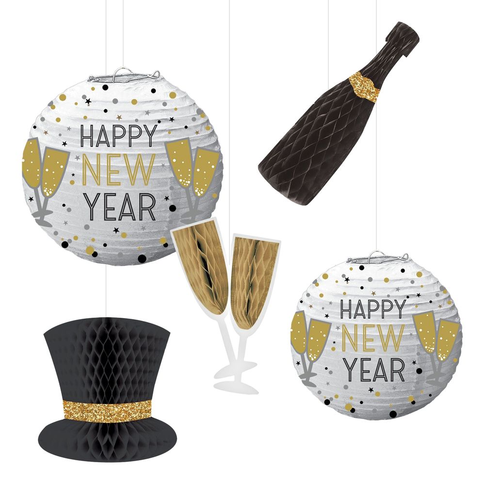 Happy New Year Koristesetti Riippuva