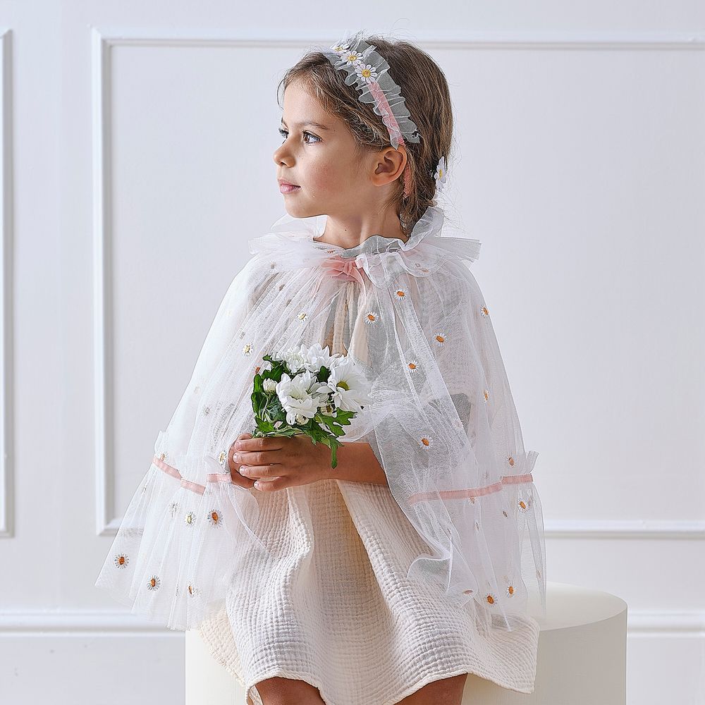 Pandebånd med Blomster & Tyl Børn
