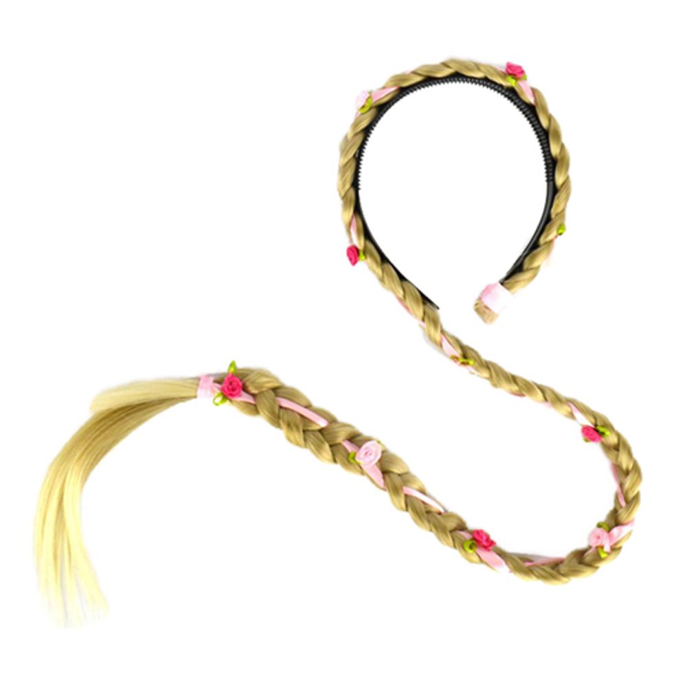 Hårflette for Barn Deluxe Blond